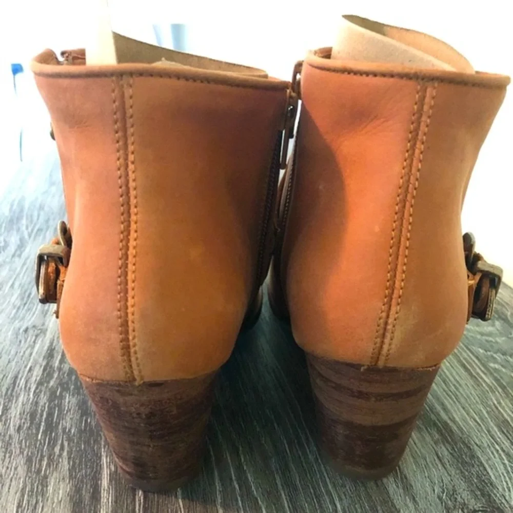 NIB Anthropologie Stivali Maipore Western Ankle Boots Brune 38